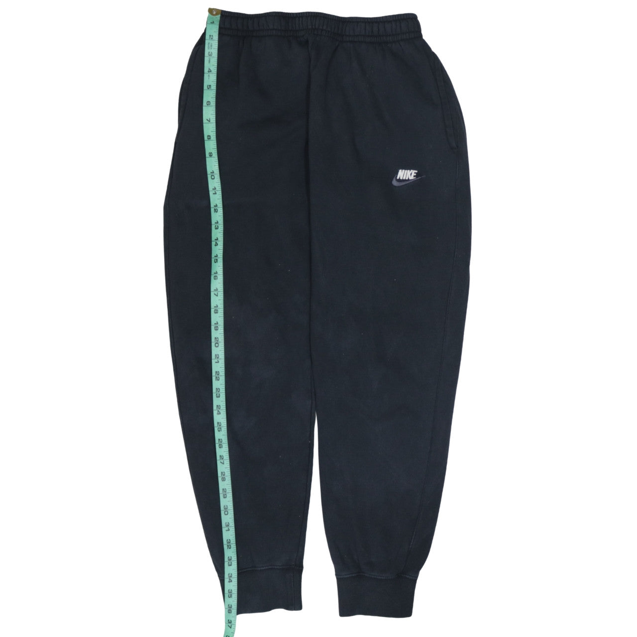 Mens UK Size M Nike Regular Fit Jogger Black Trousers
