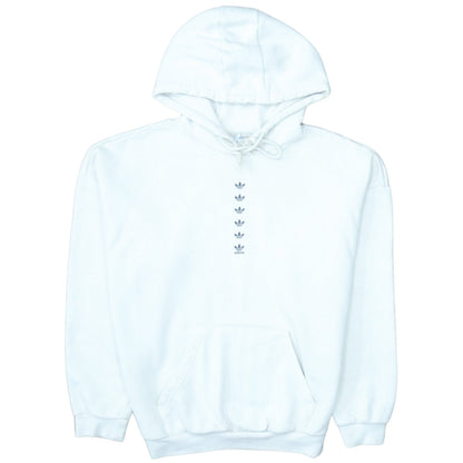 Womens UK Size 10 adidas White Pullover Hoodie