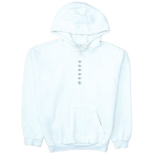 Womens UK Size 10 adidas White Pullover Hoodie