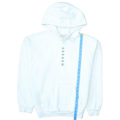 Womens UK Size 10 adidas White Pullover Hoodie
