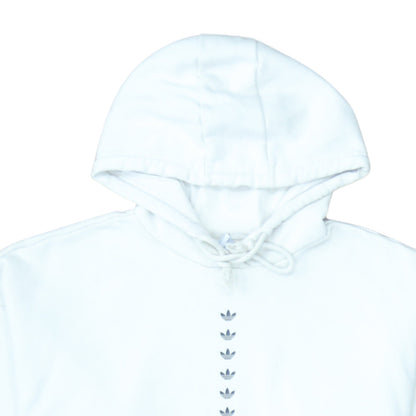 Womens UK Size 10 adidas White Pullover Hoodie