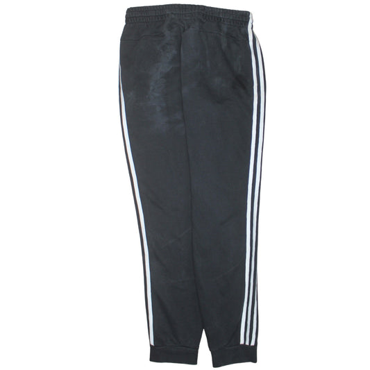 Womens UK Size L adidas Regular Fit Track Pants Black Trousers