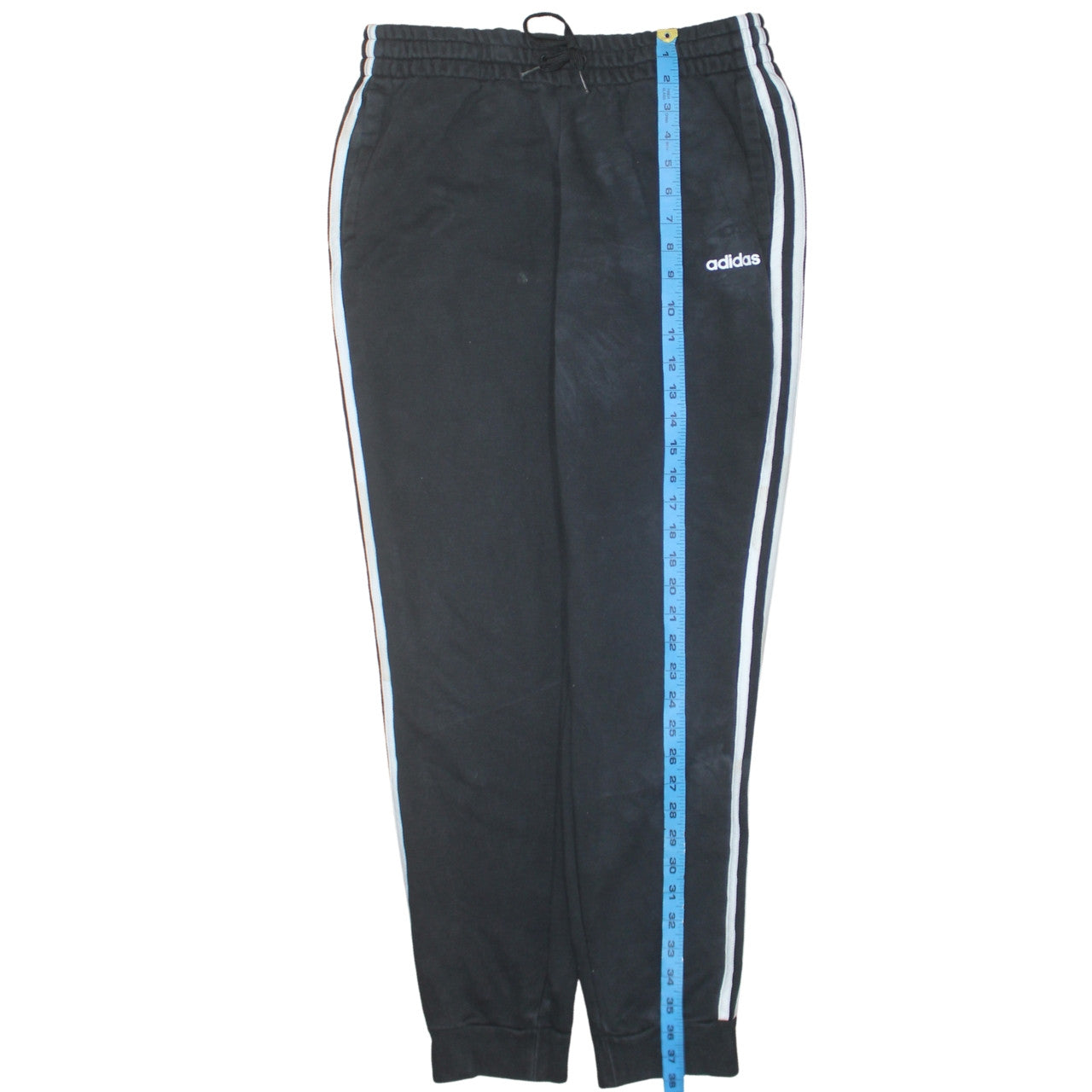 Womens UK Size L adidas Regular Fit Track Pants Black Trousers