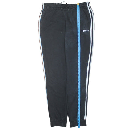 Womens UK Size L adidas Regular Fit Track Pants Black Trousers