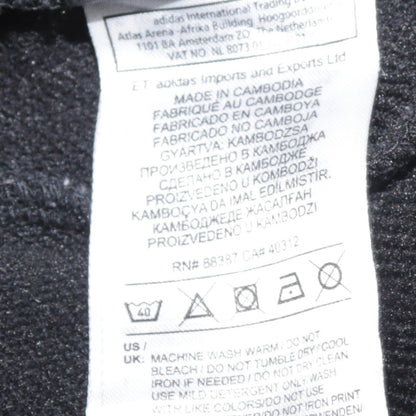 Womens UK Size L adidas Regular Fit Track Pants Black Trousers