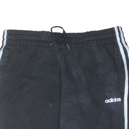 Womens UK Size L adidas Regular Fit Track Pants Black Trousers