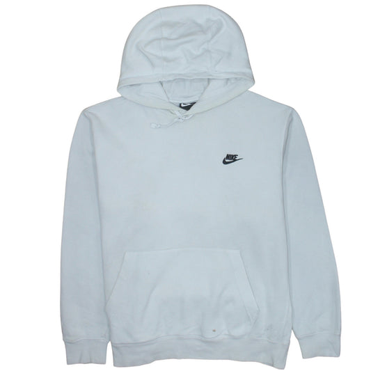 Mens UK Size XL Nike White Pullover Hoodie