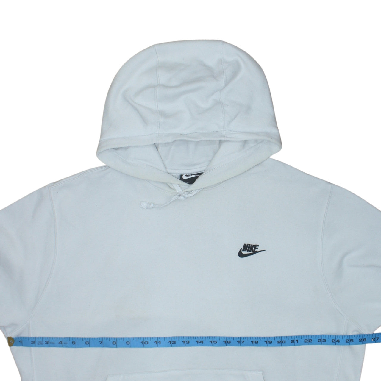 Mens UK Size XL Nike White Pullover Hoodie