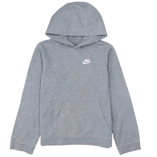 Boys UK Size 12-13 Years Nike Grey Pullover Hoodie