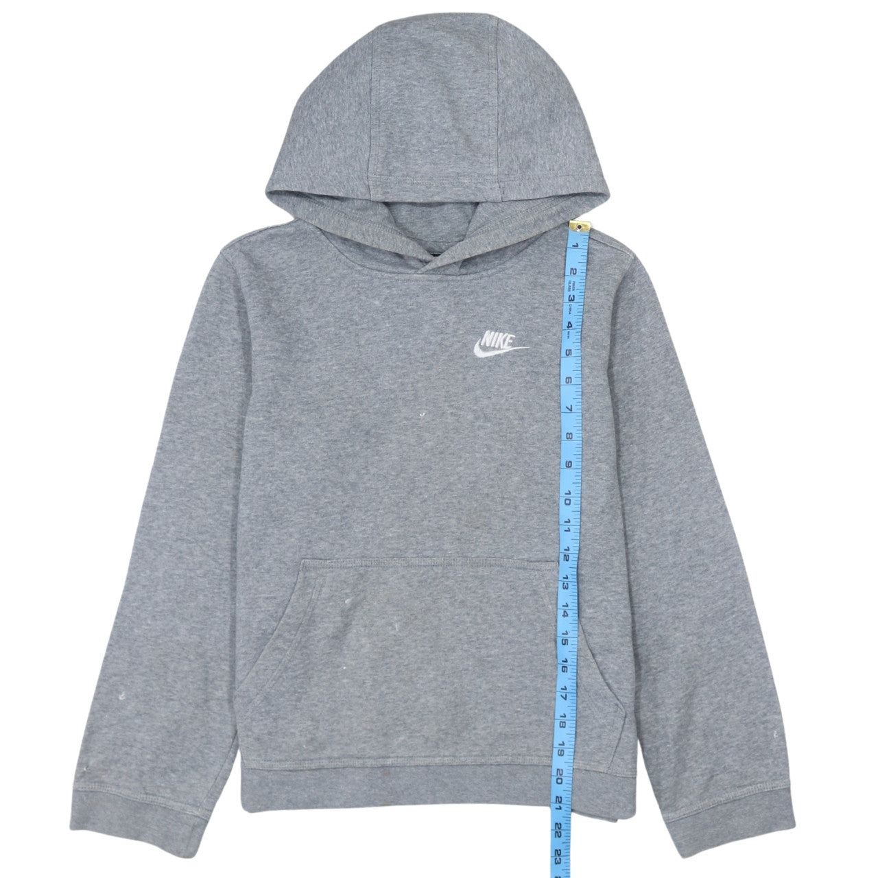 Boys UK Size 12-13 Years Nike Grey Pullover Hoodie