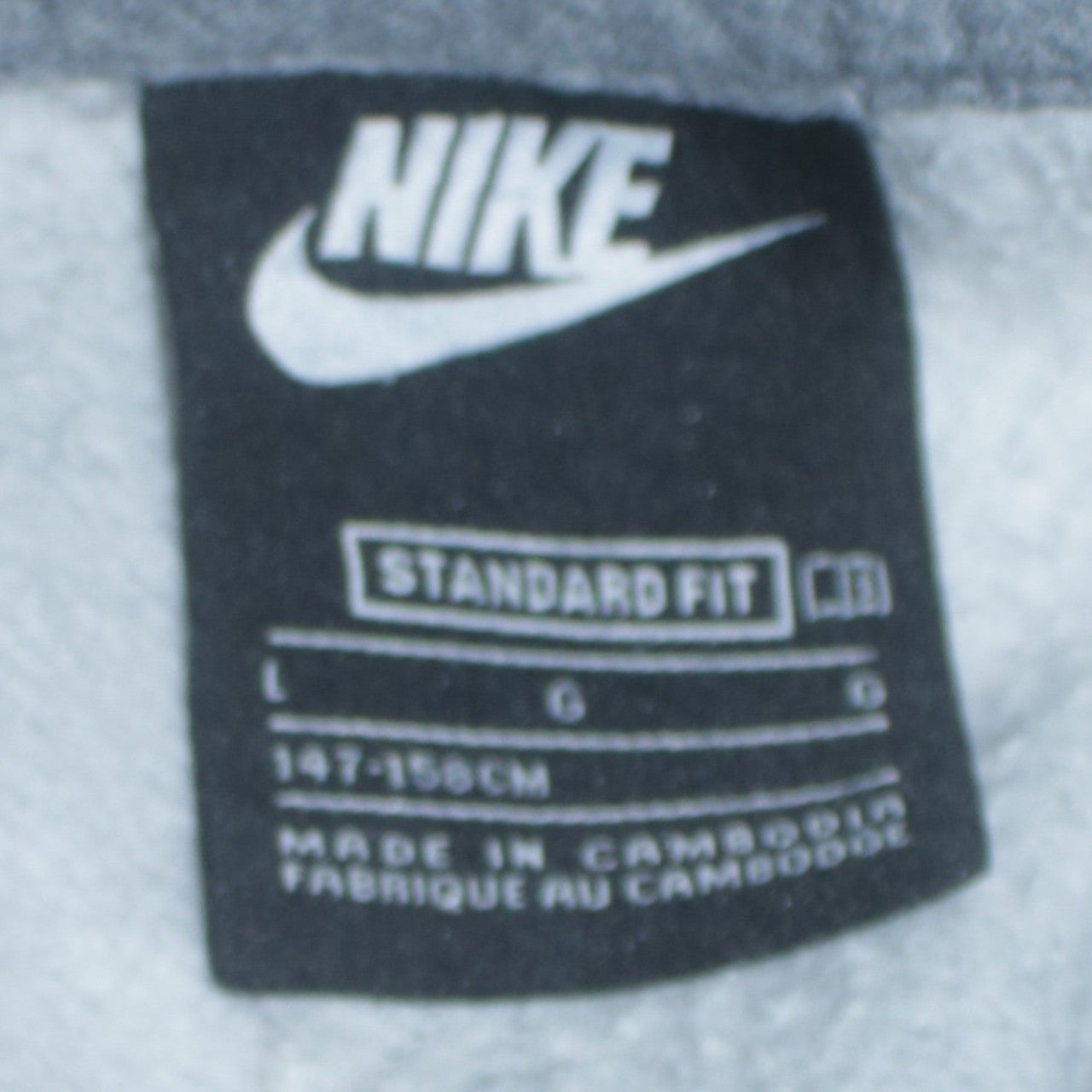 Boys UK Size 12-13 Years Nike Grey Pullover Hoodie