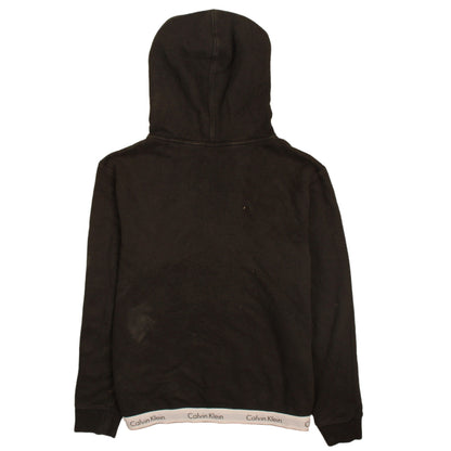 Womens UK Size M Calvin Klein Black Pullover Hoodie
