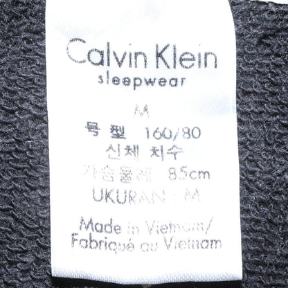 Womens UK Size M Calvin Klein Black Pullover Hoodie