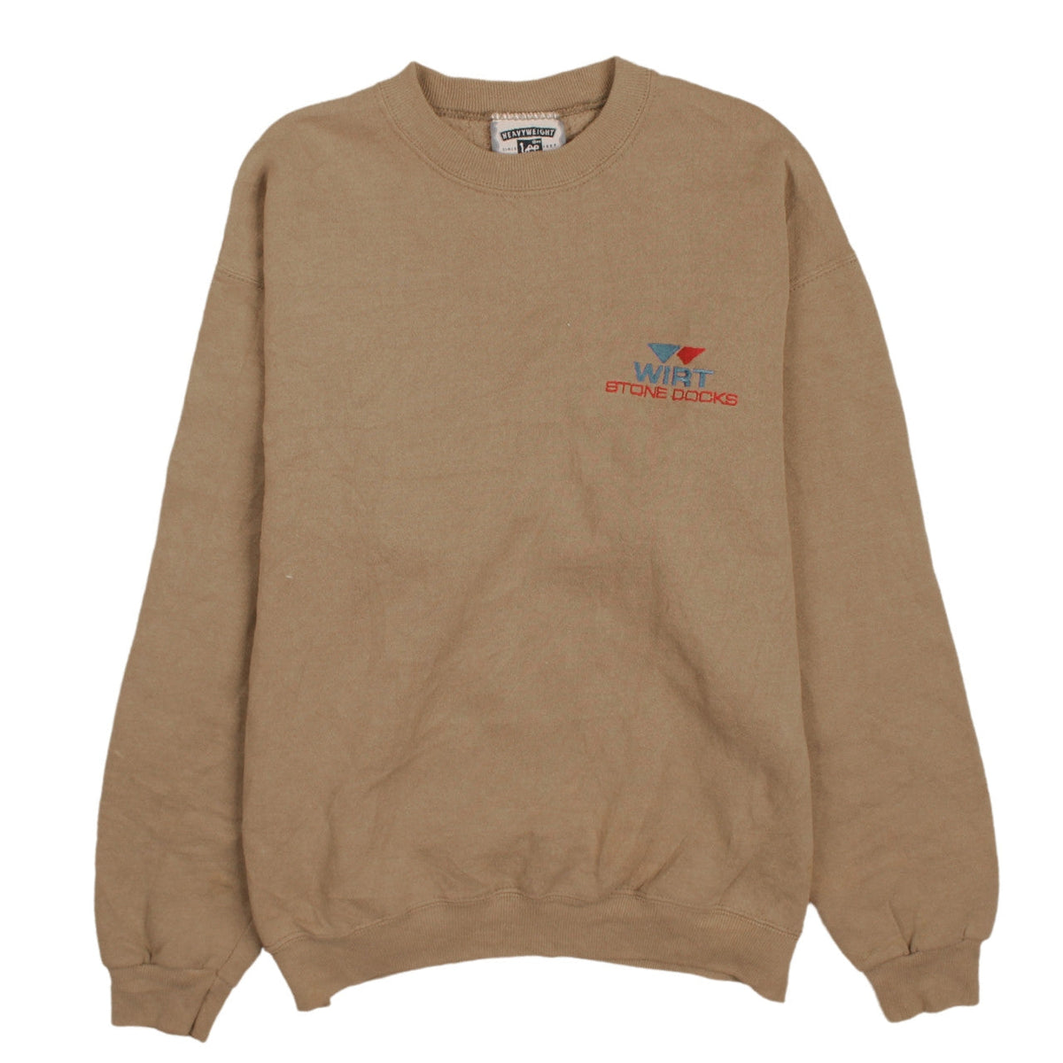 Mens UK Size M Lee Beige Pullover Sweatshirt