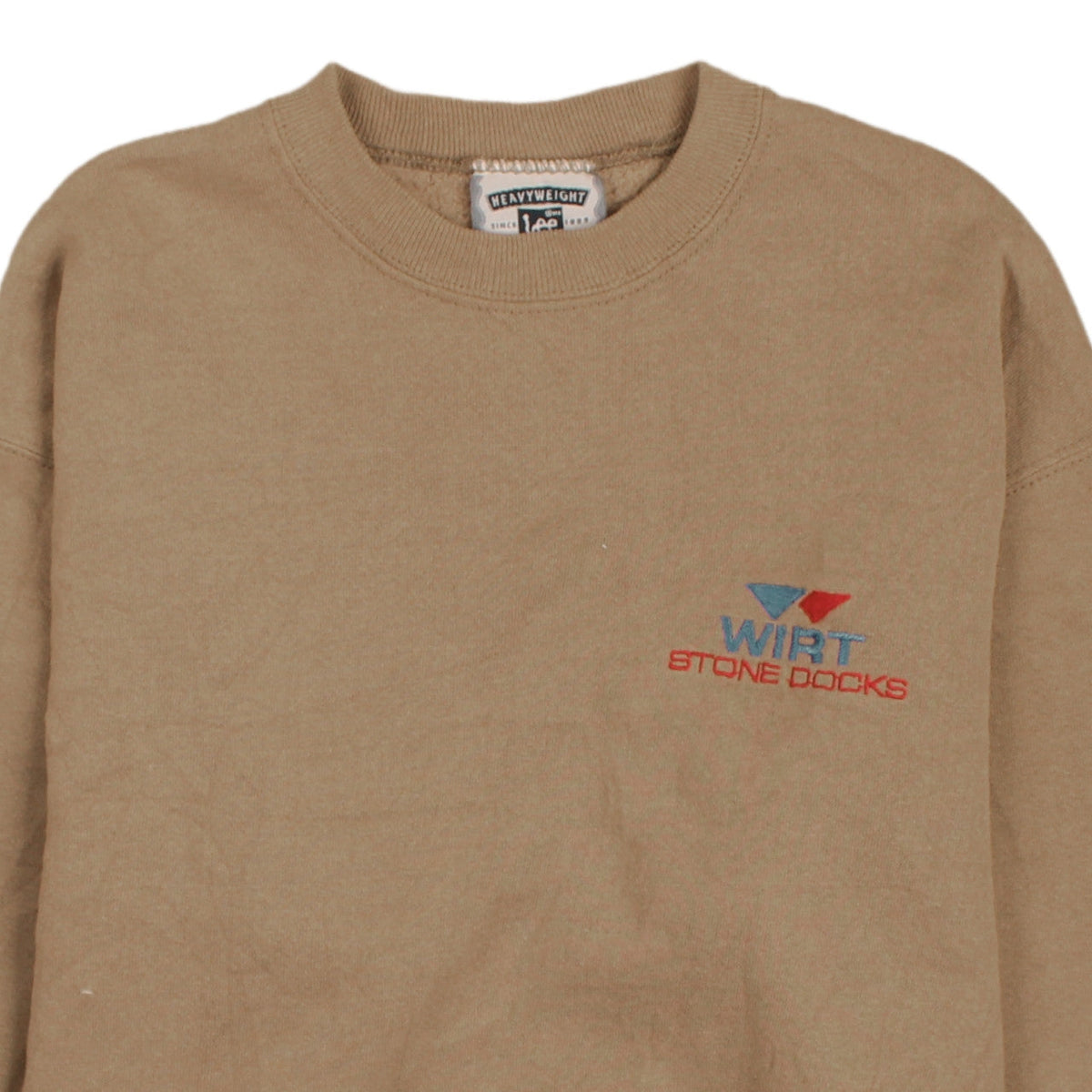 Mens UK Size M Lee Beige Pullover Sweatshirt
