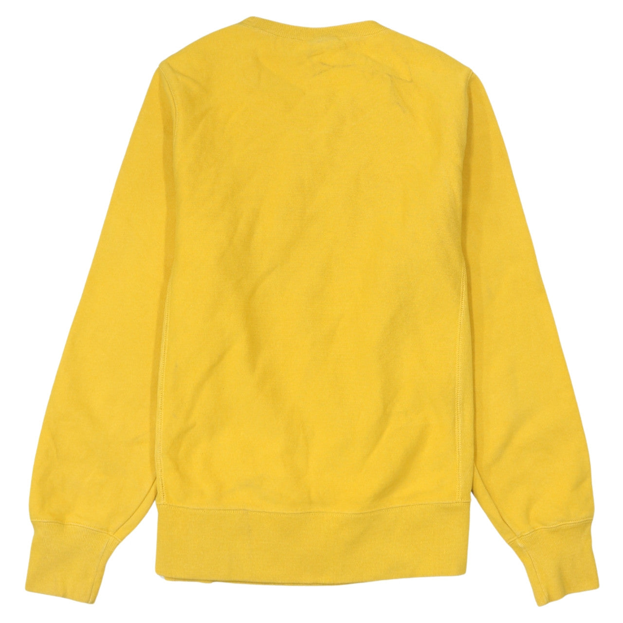 Mens UK Size L Champion Yellow Pullover Sweatshirt