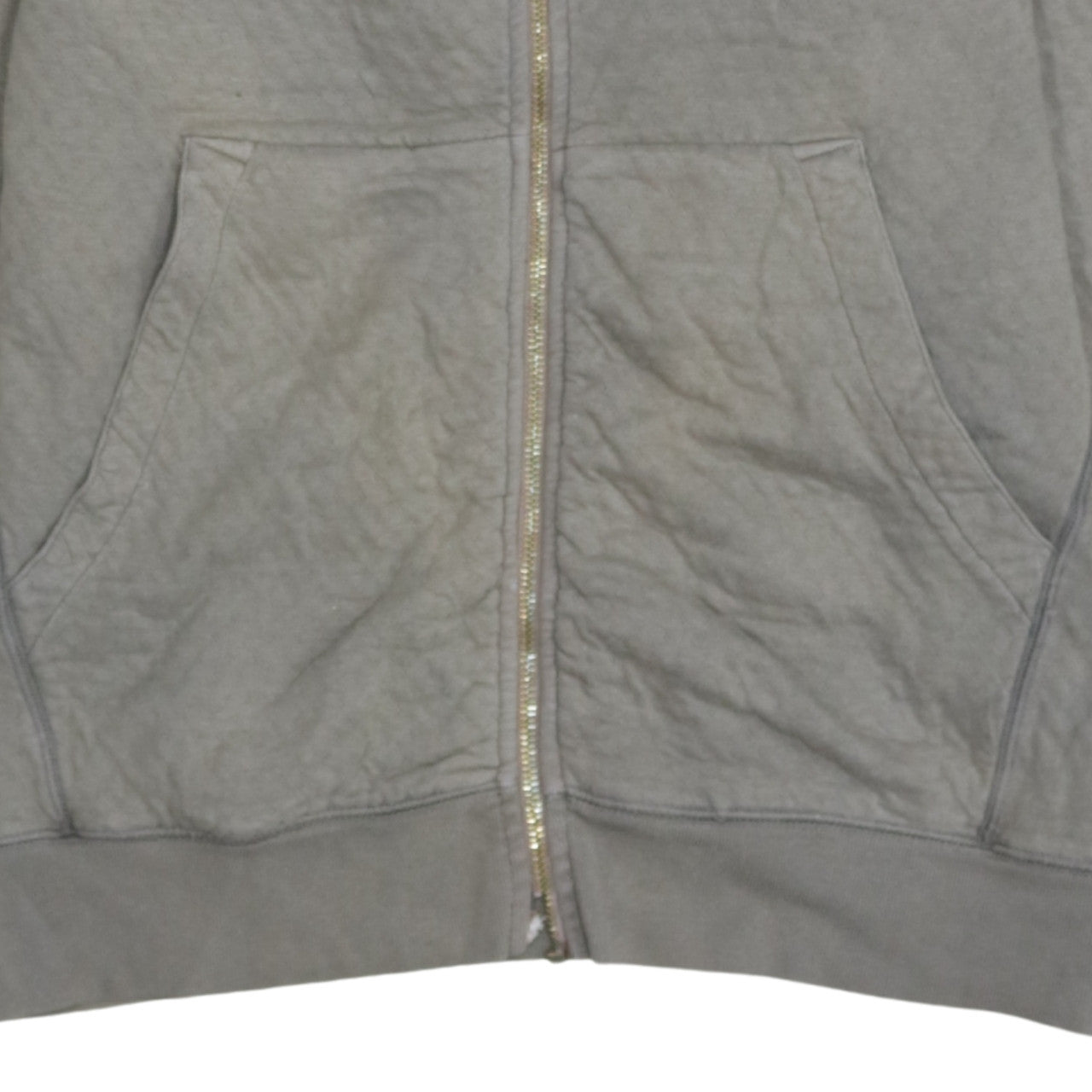 Diesel Men's Grey Full Zip Sweatshirt Medium Logo Casual