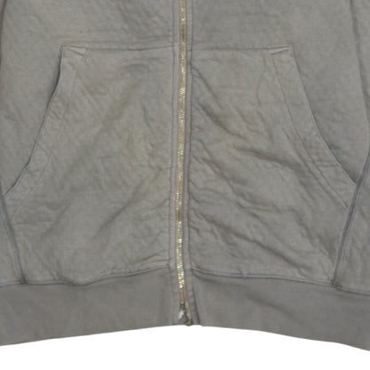 Diesel Men's Grey Full Zip Sweatshirt Medium Logo Casual