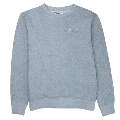FILA Men's Grey Crew Neck Pullover Sweatshirt Size M