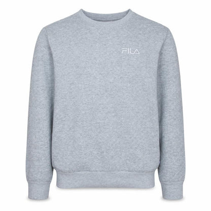Fila Men's Grey Crew Neck Pullover Sweatshirt Size M