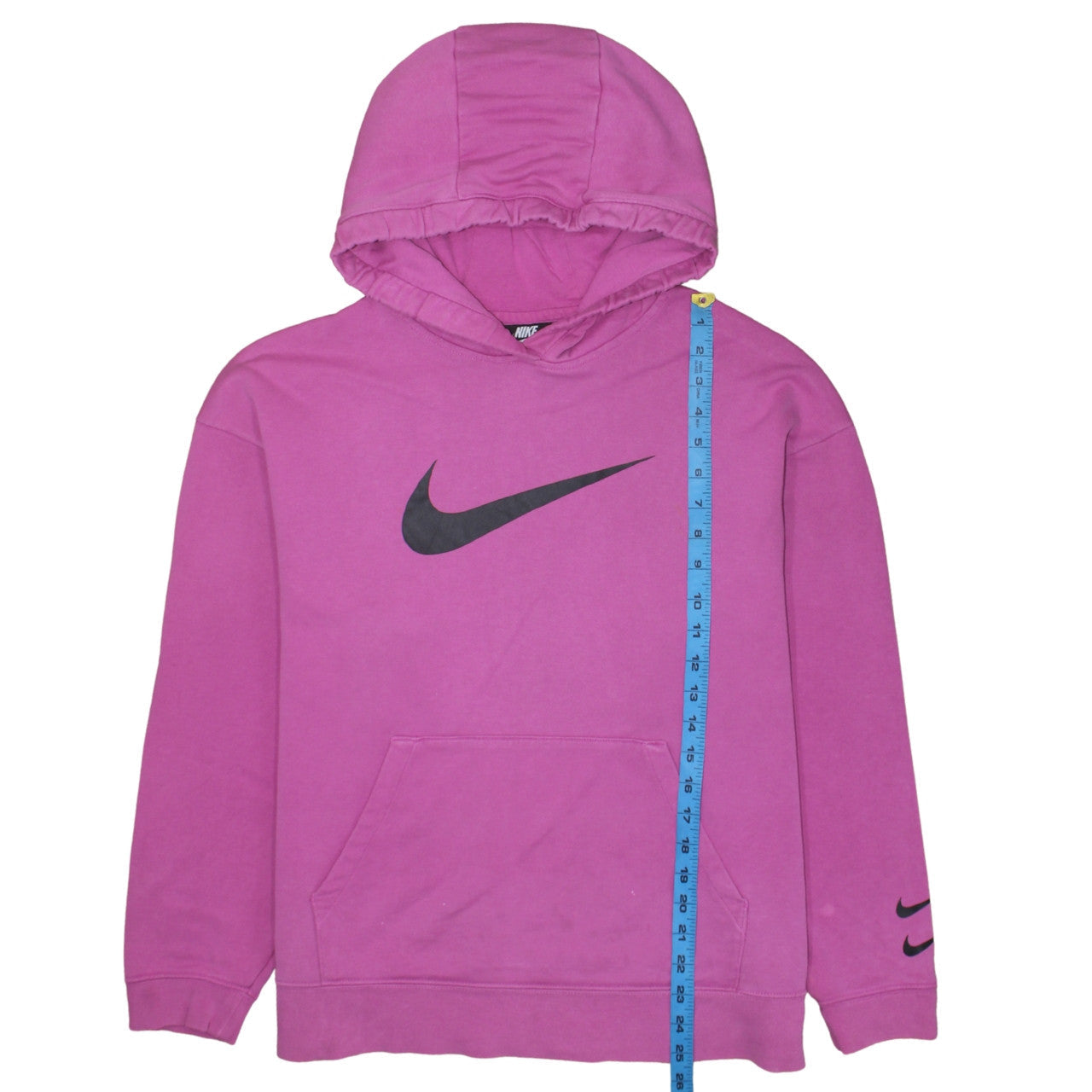 Womens UK Size L Nike Pink Pullover Hoodie