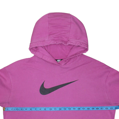 Womens UK Size L Nike Pink Pullover Hoodie