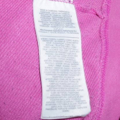 Womens UK Size L Nike Pink Pullover Hoodie