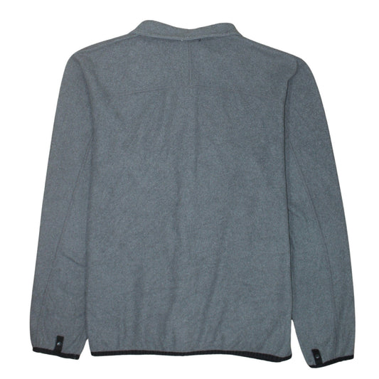 The North Face Men's Grey Fleece Full Zip Jacket Size M