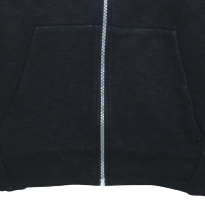 Nike Men's Black Full Zip Hoodie Small Cotton Blend Sportswear