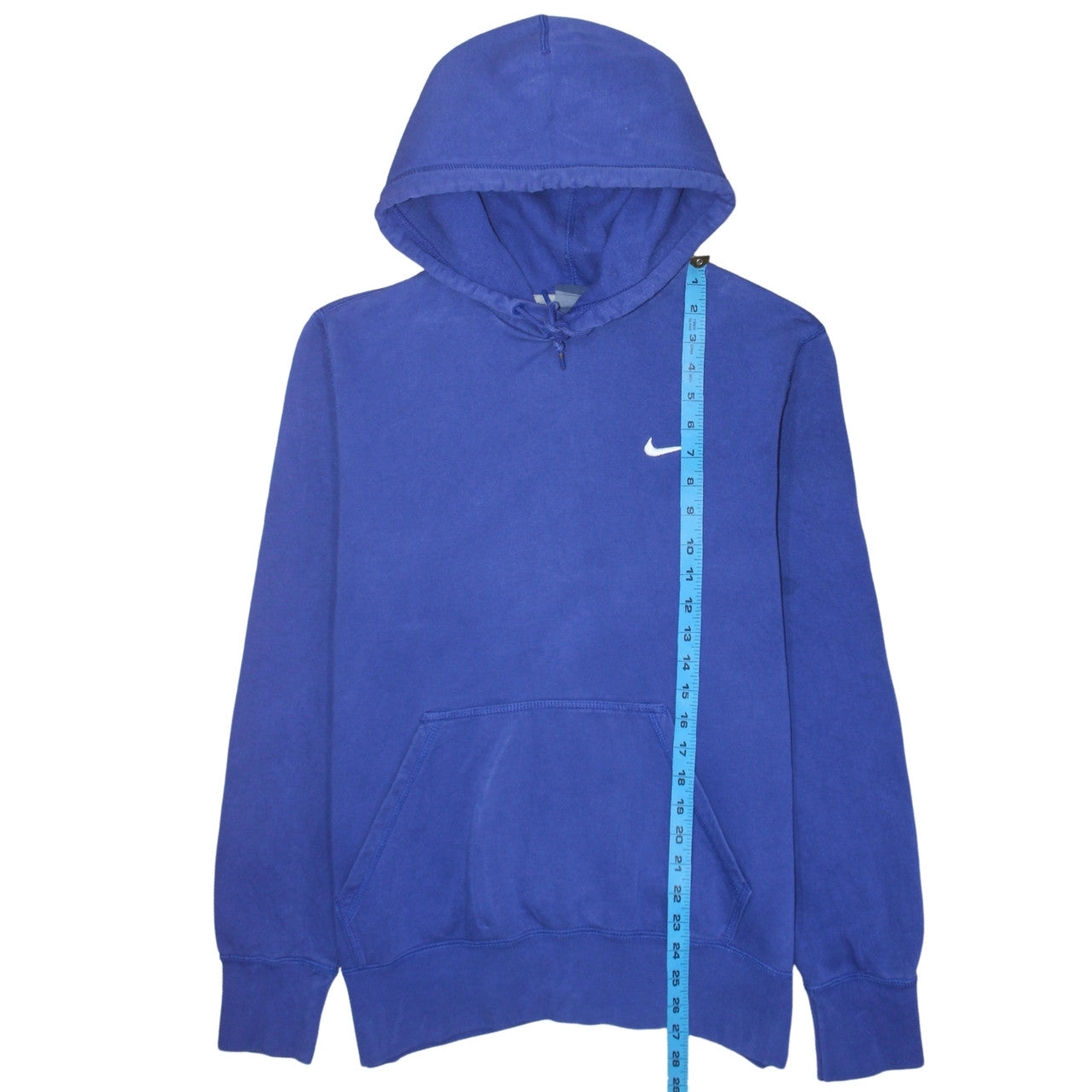 Mens UK Size M Nike Blue Pullover Hoodie