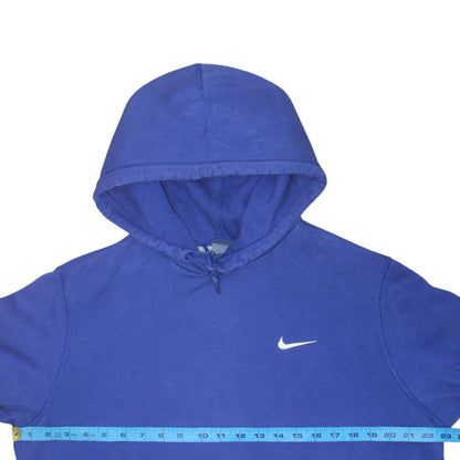 Mens UK Size M Nike Blue Pullover Hoodie