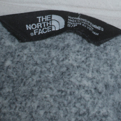 The North Face Women Grey Fleece Full Zip Jacket Size S