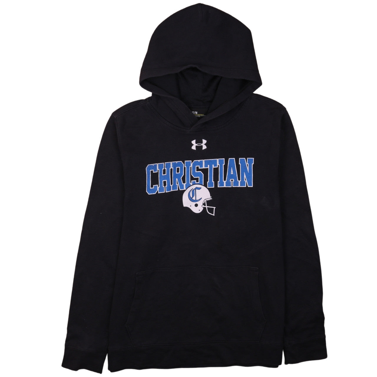 Mens UK Size M Under armour Black Pullover Hoodie