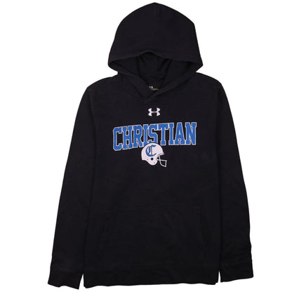 Mens UK Size M Under armour Black Pullover Hoodie