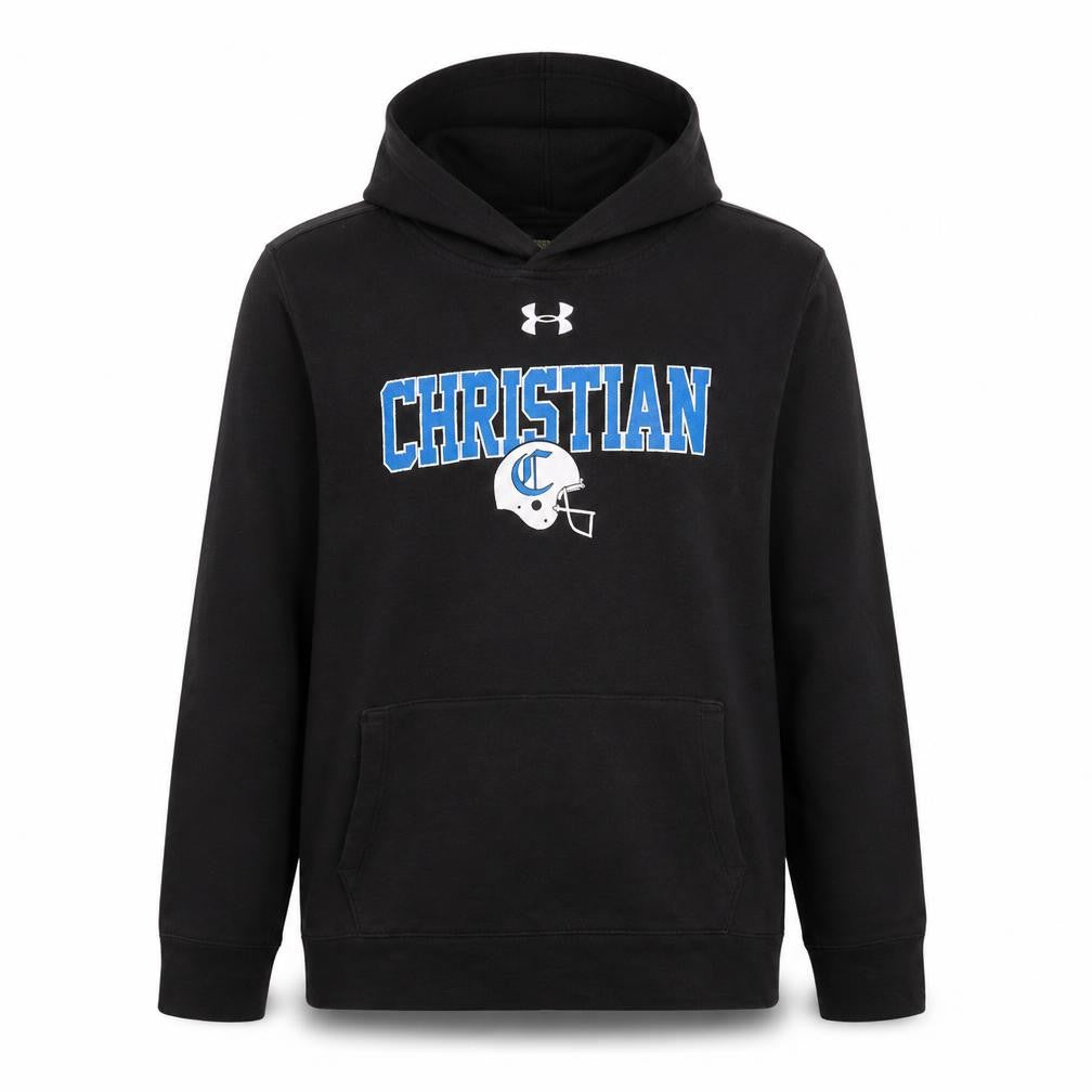 Mens UK Size M Under armour Black Pullover Hoodie