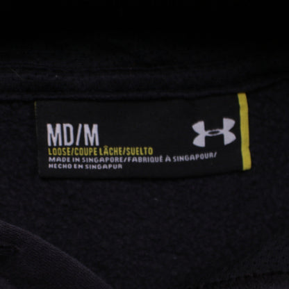 Mens UK Size M Under armour Black Pullover Hoodie
