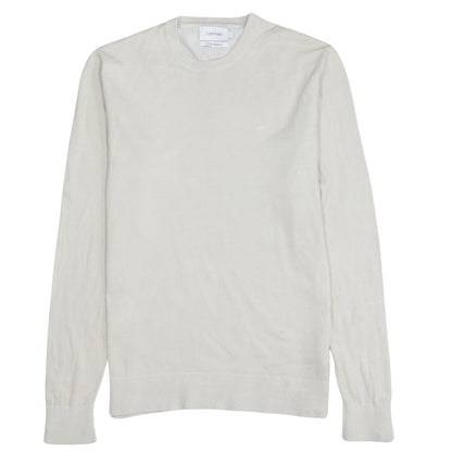 Mens UK Size S Calvin Klein Ivory Pullover Jumper