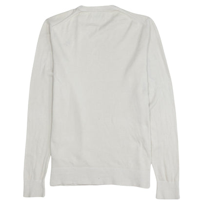 Mens UK Size S Calvin Klein Ivory Pullover Jumper