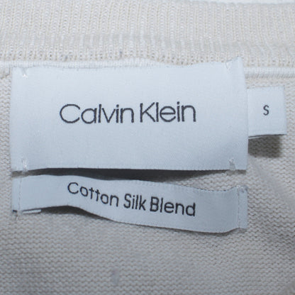 Mens UK Size S Calvin Klein Ivory Pullover Jumper