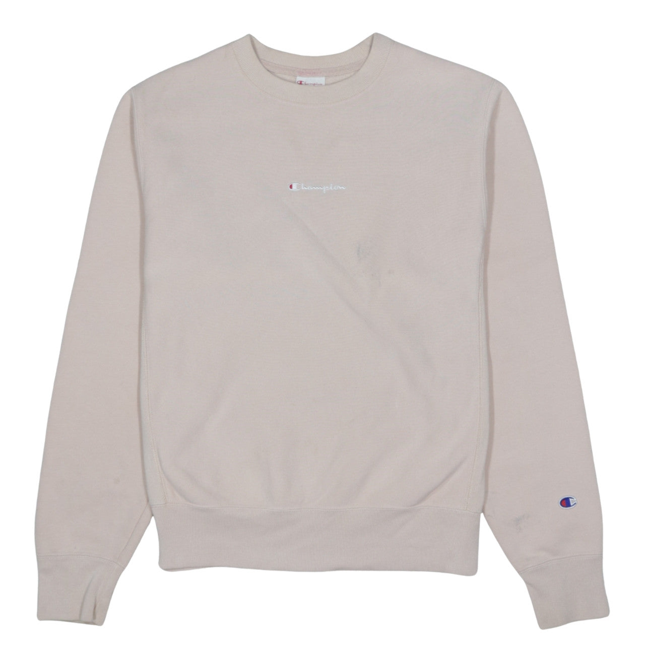 Womens UK Size S Champion Beige Pullover Sweatshirt