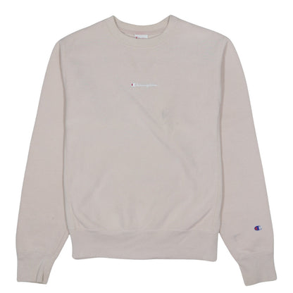 Womens UK Size S Champion Beige Pullover Sweatshirt