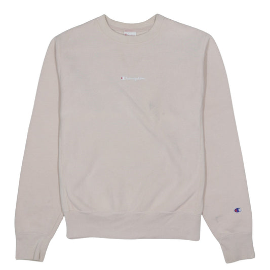 Womens UK Size S Champion Beige Pullover Sweatshirt