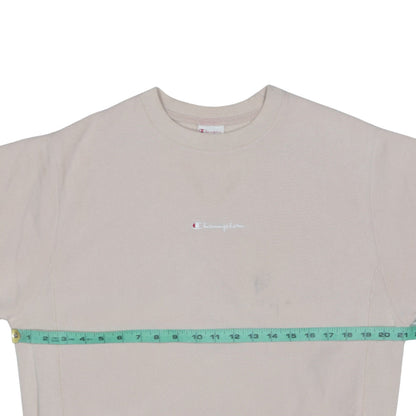 Womens UK Size S Champion Beige Pullover Sweatshirt