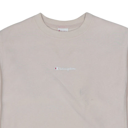 Womens UK Size S Champion Beige Pullover Sweatshirt