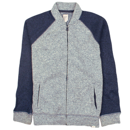 GAP Kids Boys Grey XL Full Zip Fleece Track Jacket