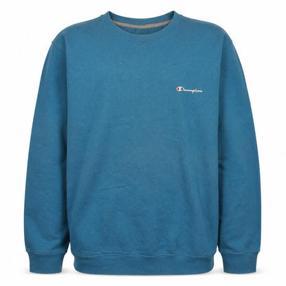 Champion Men's Blue Large Pullover Crew Neck Sweatshirt