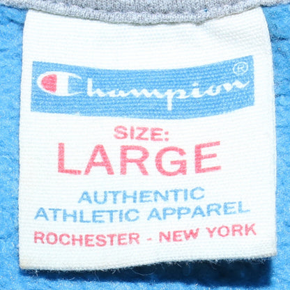 Champion Men's Blue Large Pullover Crew Neck Sweatshirt