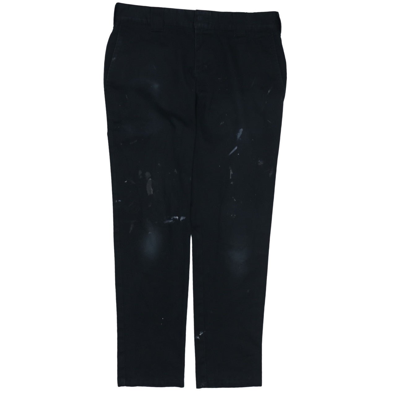 Mens UK Size 32 Dickies Regular Fit Chino Black Trousers