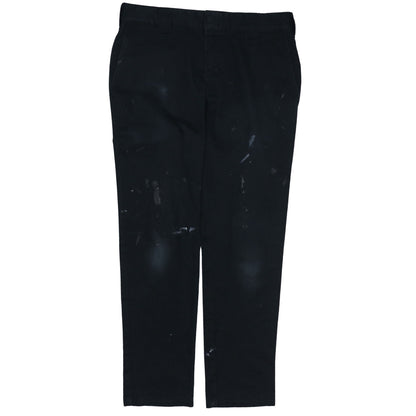 Mens UK Size 32 Dickies Regular Fit Chino Black Trousers