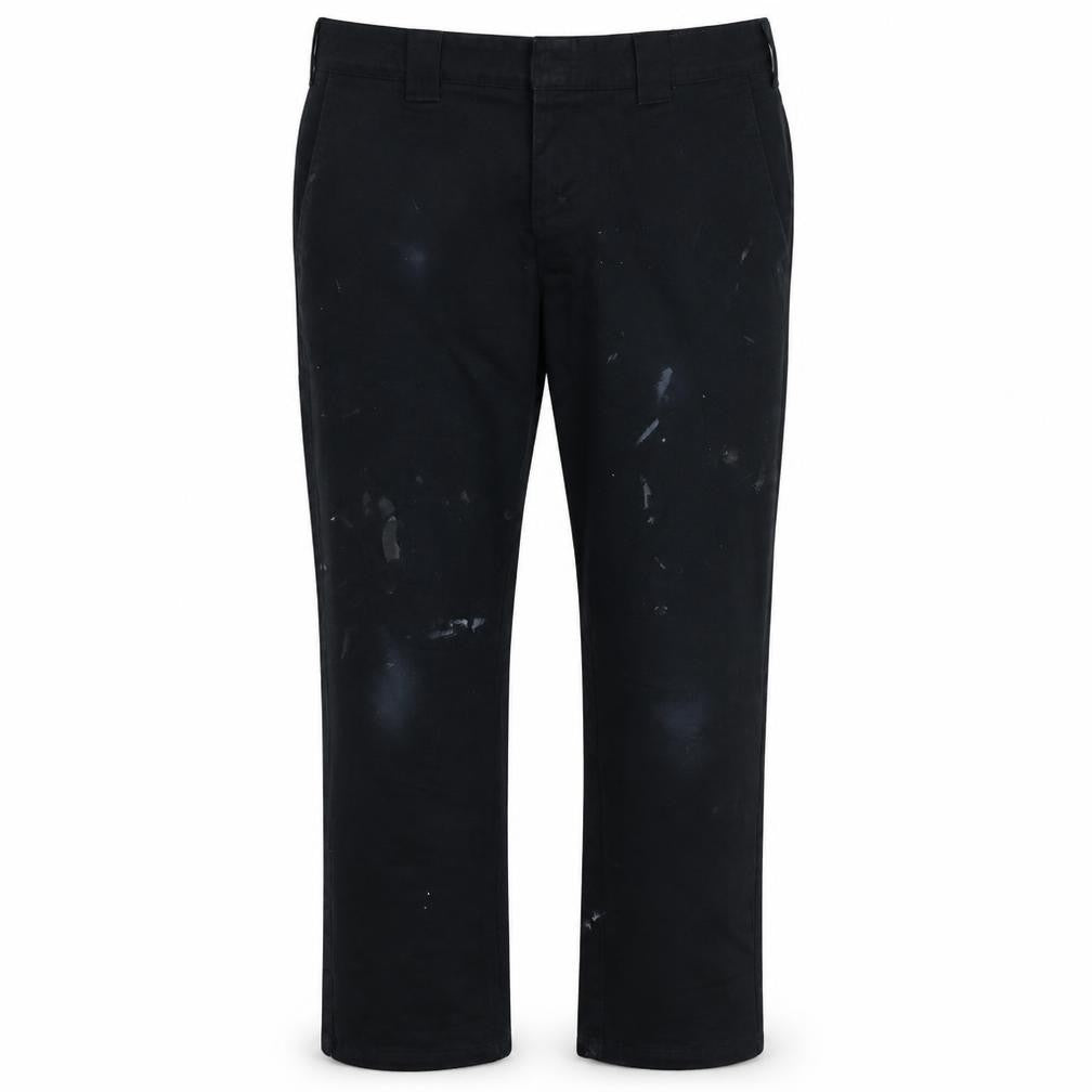 Mens UK Size 32 Dickies Regular Fit Chino Black Trousers